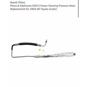 Plews & Edelmann‎ 92012 Power Steering Pressure Hose: Replacement for 2004-00